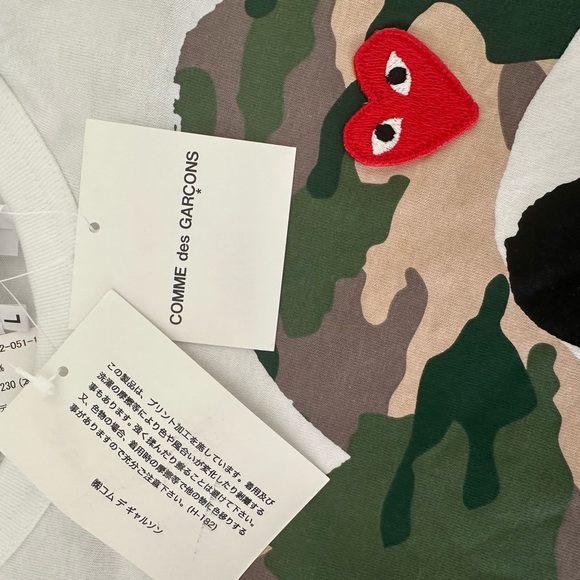 CAMO BIG HEART T-SHIRT - Picture 4 of 5